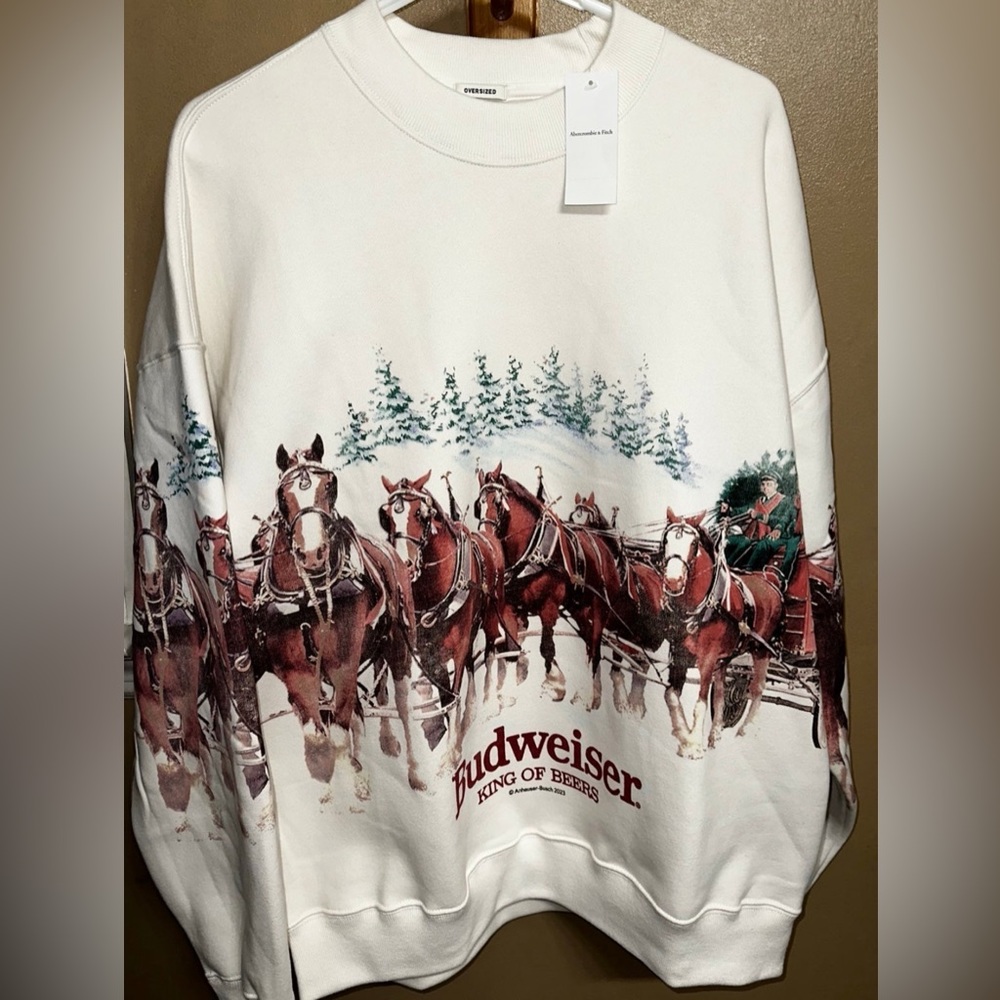 Abercrombie & Fitch Budweiser Sweatshirt